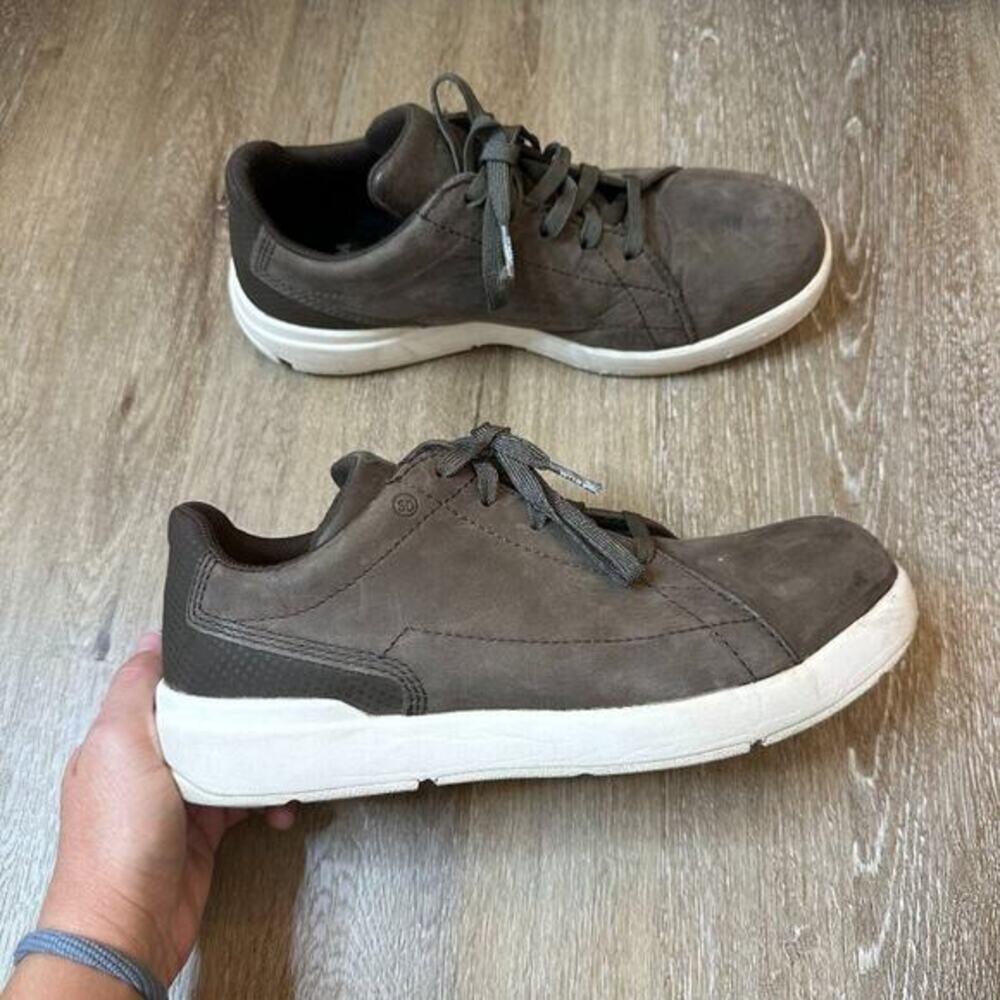 Worx by Red Wing‎ Nitro Olive Green Oxford Lace Up Safety Shoes Womens 8.5 W